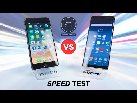 iPhone 8 Plus vs Galaxy Note 8 SPEED Test