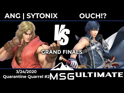 Quarantine Quarrel #2: AnG | Sytonix (Ken) vs Ouch!? (Chrom, Terry Bogard, Greninja) - Grand Finals