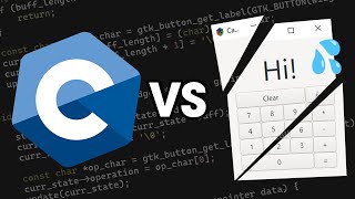 This is why you don't build GUIs in C