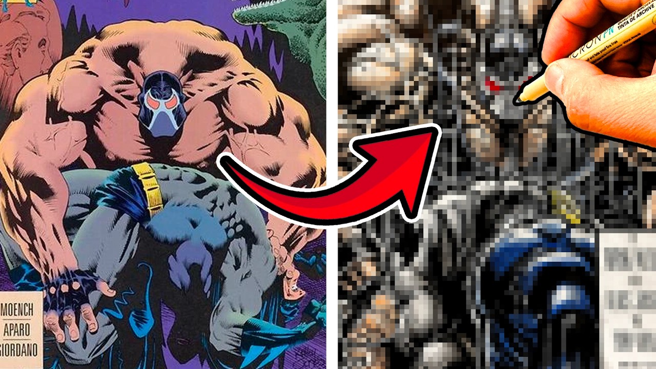 MARVEL ARTIST redraws the FAMOUS BATMAN 497 COVER - BREAKING BATMAN'S BACK???