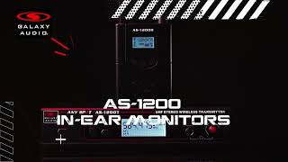 Video thumbnail for Improve your onstage experience with the Galaxy Audio AS-1200 In-Ear Monitor System by Galaxy Audio