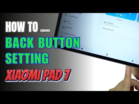 How to enable Back button setting on Xiaomi Pad 7