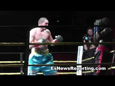 Vyacheslav Shabransky heavy hands vs Emmanuel Wright - EsNews Boxing
