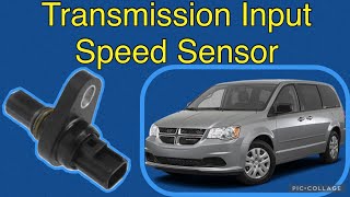 The Transmission Input Speed Sensor location on a 2017 Dodge Grand Caravan
