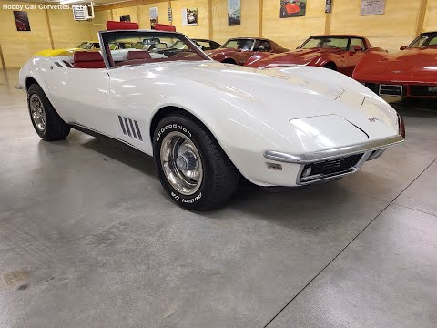 1968 White Corvette Red Interior 4spd For Sale Video