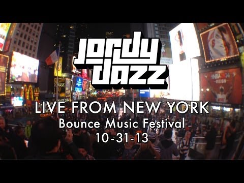 Jordy Dazz - Live @ Bounce Music Festival, New York - October 31 2013 (FULL LIVESET)