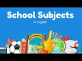 School Subjects In English | English Vocabulary