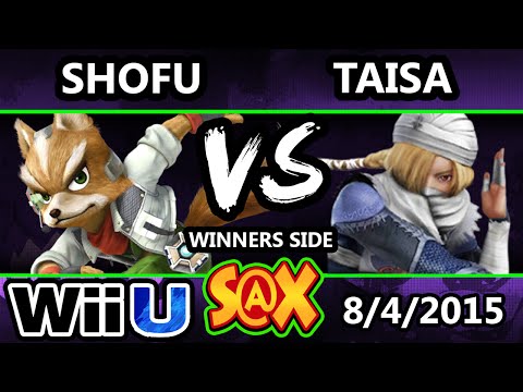 S@X 109 - Shofu (Fox) Vs. Taisa (Sheik) SSB4 Tournament - Smash Wii U - Smash 4