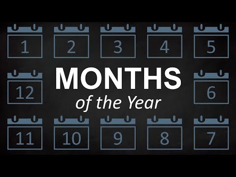 英文月份發音教學 | 英文月份歌 | 唱歌學英文 | Months of the Year Song