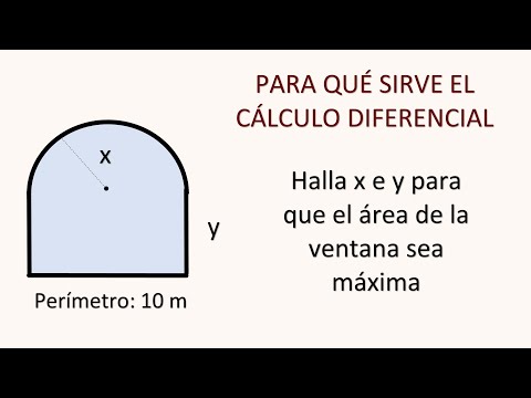 PARA QUÉ SIRVE EL CÁLCULO DIFERENCIAL. Problemas de Optimización