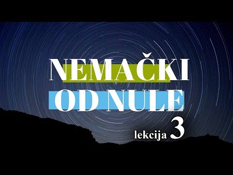 NEMAČKI OD NULE - Lekcija br.3 | OSNOVNE REČI U JEDNOSTAVNIM REČENICAMA | ZA POČETNIKE