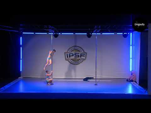 WPAC2024 ARTISTIC POLE SENIOR DOUBLES  Gaëlle Gander & Marie Caroline Piotton Switzerland