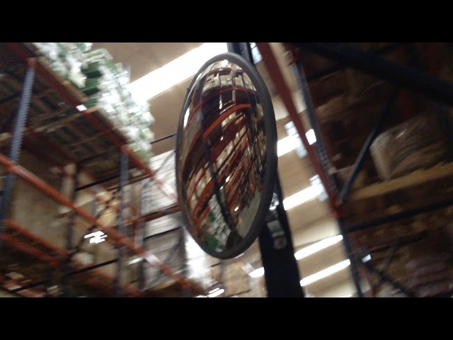 Vídeo relacionado con Angooni 40 cm Espejo de Seguridad, Espejo de Tráfico de Visión Ajustable, Espejo Convexo para Garaje y Entrada de Vehículos, Asistente de Aparcamiento (Admite Interior y Exterior)