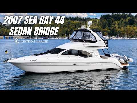 2007 Sea Ray 44 Sedan Bridge Barefoot Bliss Video