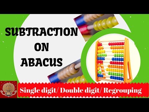 Abacus Subtraction Video/ HOW TO USE AN ABACUS/ ABACUS FREE WORKSHEETS