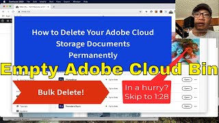 FIX: How to Free Up Adobe Creative Cloud Storage Space (Bulk Delete) in 2021