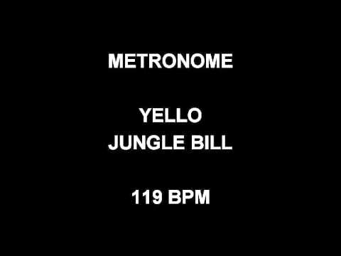 METRONOME 119 BPM Yello JUNGLE BILL
