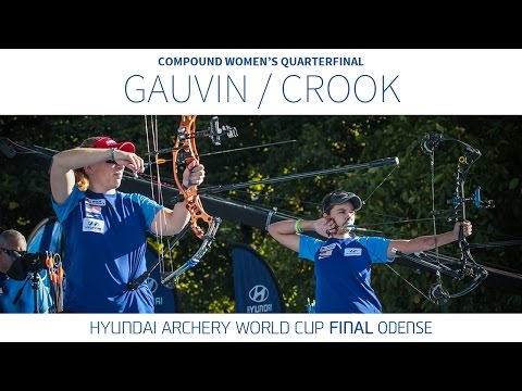 Crystal Gauvin v Dahlia Crook – Compound Women’s Quarterfinal | Odense 2016