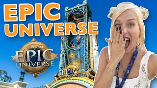I Was OVERWHELMED By EPIC UNIVERSE! | First Look Inside Universal's NEW Park: Rides, Shows, Review