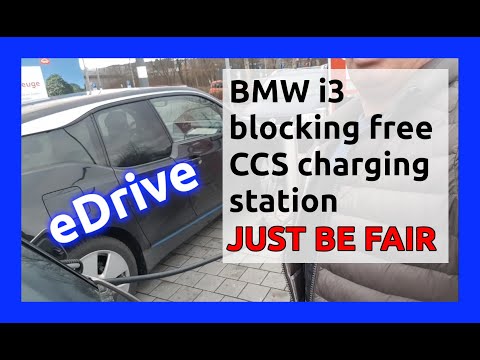 🔴 BMW i3 is blocking the free CCS charging station - 🚘⚡ eDrive