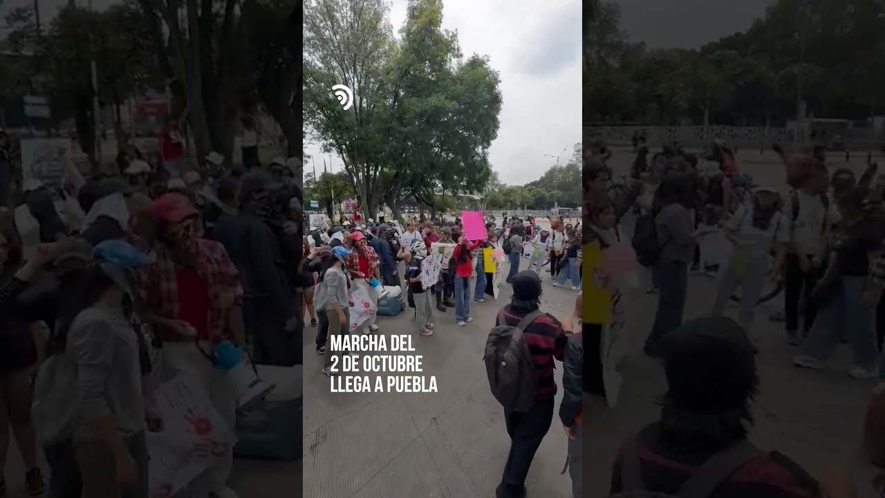 El 2 de octubre volvió a las calles de Puebla 📚✊