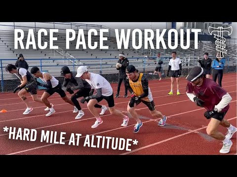 RACE PACE WORKOUT | Hard Mile at Altitude