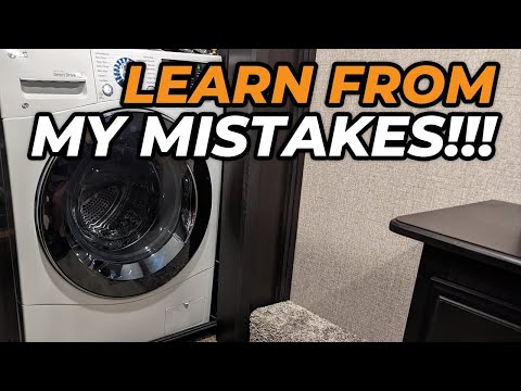 Bulletproof Your RV Washer Dryer Install V2 // Don't Forget These 3 Tips