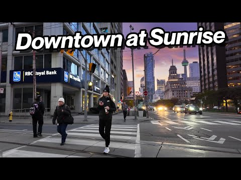 Early Morning on University Avenue | Downtown Toronto Walk (Nov 2025)