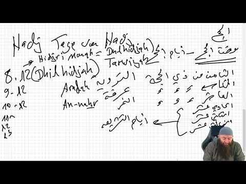 An welchen Tagen findet die Hadsch statt und wie lange dauert sie?