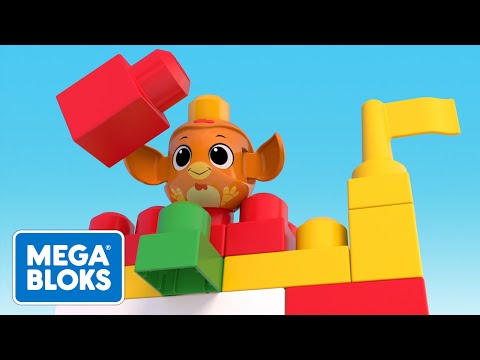 Mega Bloks™ | 🐔 Chicken and 🐮 Cow Race To The Top | +1 Hour of Cartoons for Kids | Fisher-Price