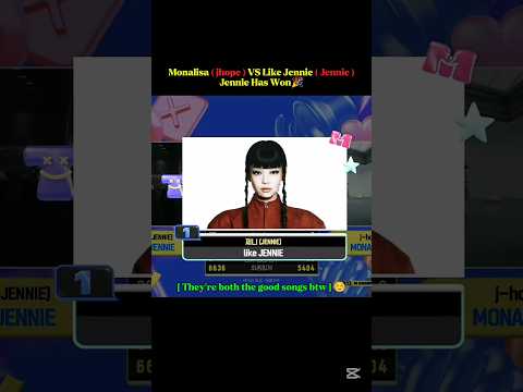 Jennie VS Jhope..!! Jennie Has Won 🎉 Like Jennie 4th Win🔥 #jennie #jhope #shorts