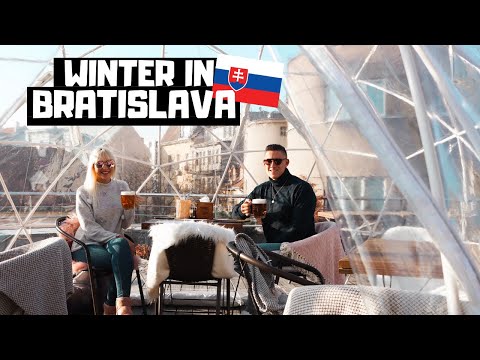 We Ate in an IGLOO in Slovakia? First Thoughts on Bratislava!