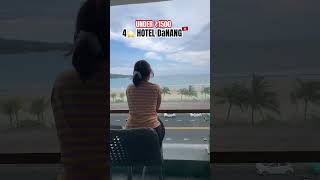 THIS is what most star-hotels in Da Nang look like for only under ₹1500 #vietnam #danang #oceanview