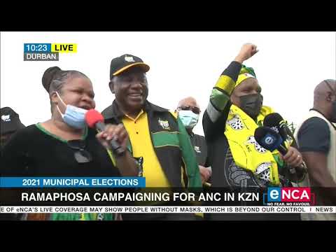 Ramaphosa campaigns for ANC in KZN