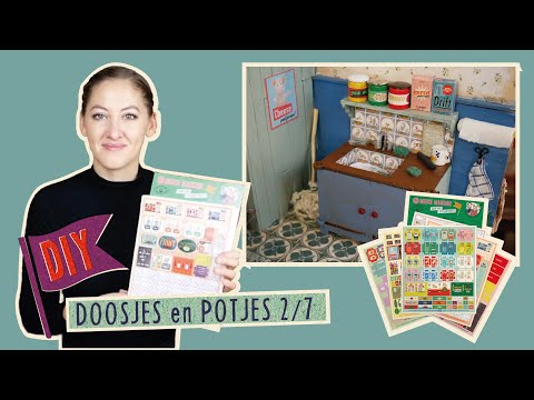 Mini Packages and Jars from Die-Cut Sheets
