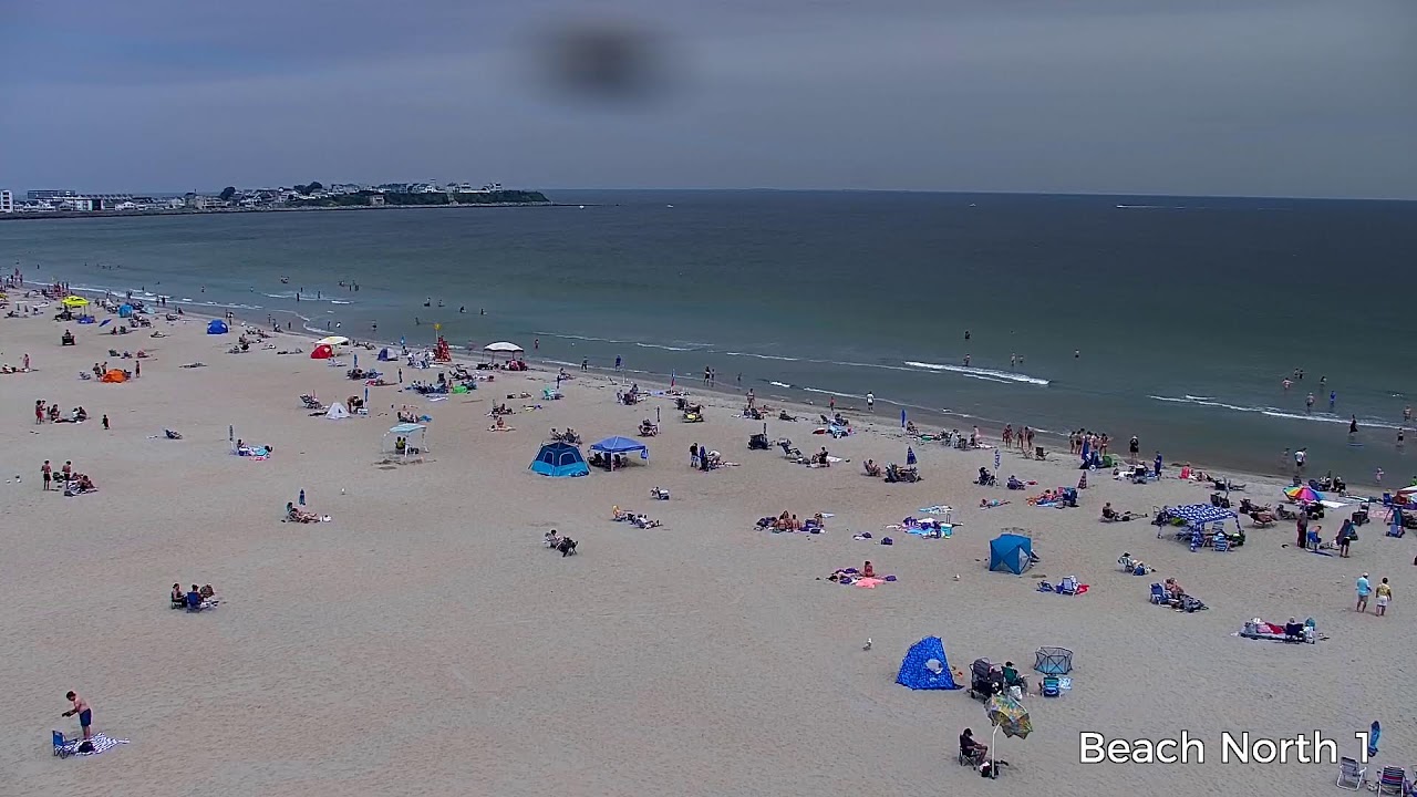 Live webcam view of Hampton Beach North Shore