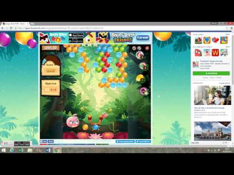 Angry Birds POP! on Facebook - Level 10 Walkthrough