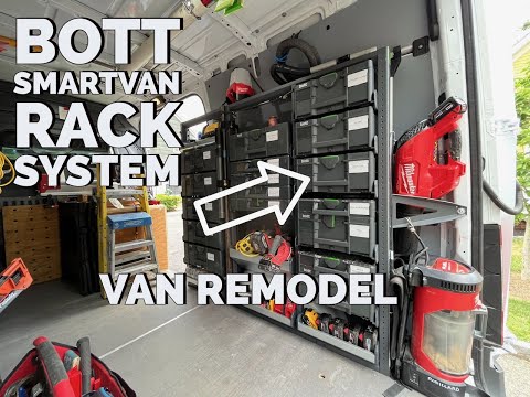 bott Smartvan Van Racking Storage System - Sneak Peek!