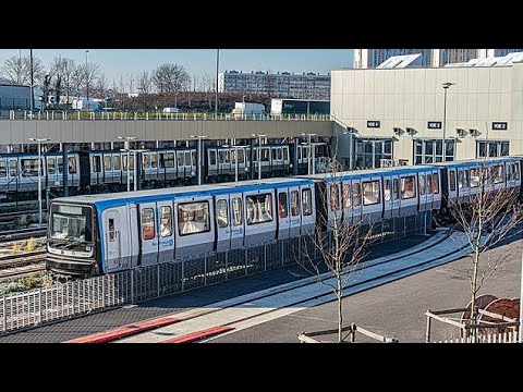 Métro Ligne 11 RATP  - Ligne complète du faisceau de Rosny au trottoir de Châtelet ( cabride )