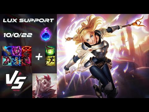 SUPPORT Lux vs Rakan - NA Grandmaster Patch 25.24