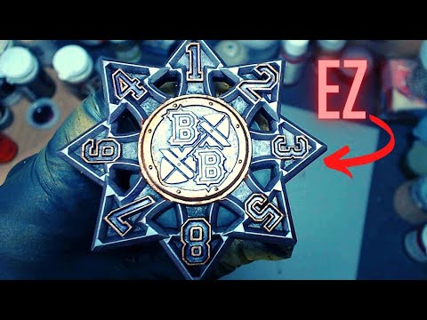 Painting Blood Bowl Templates Fast