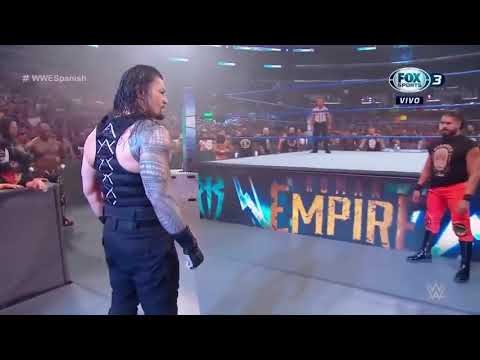 WWE Lumberjack Match - Roman Reigns vs. Erick Rowan- SmackDown..2020