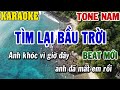 Karaoke Tìm Lại Bầu Trời Tone Nam | Karaoke Beat | 84