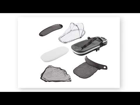 Ratiņu kulba MAXI-COSI Oria Carrycot Sparkling Grey