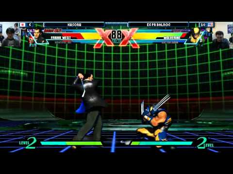 UMVC3 EG PR Balrog vs Kusoru FT15