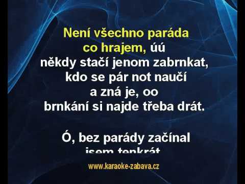 Není všechno paráda - Karel Zich Karaoke tip