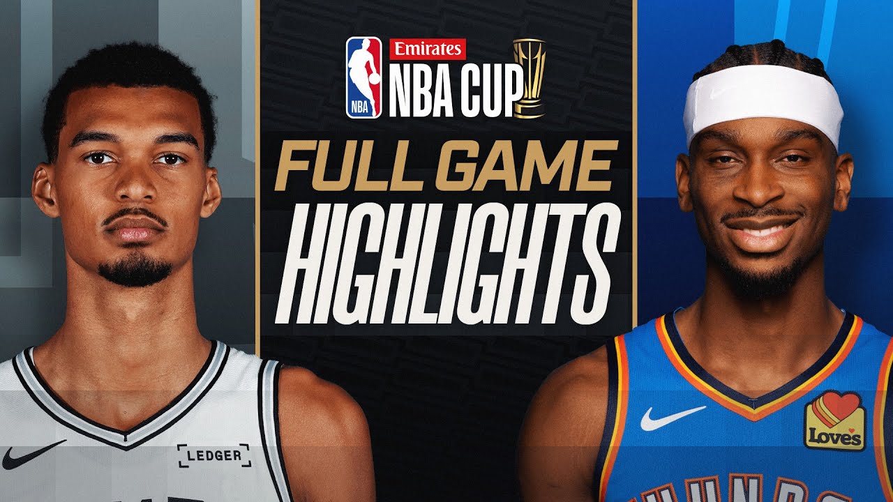 SPURS at THUNDER | EMIRATES NBA CUP 🏆 | FULL GAME HIGHLIGHTS | December 13, 2025