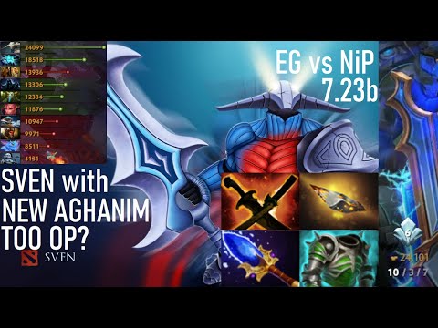 Arteezy Sven POV - EG vs NiP 7.23b Sven