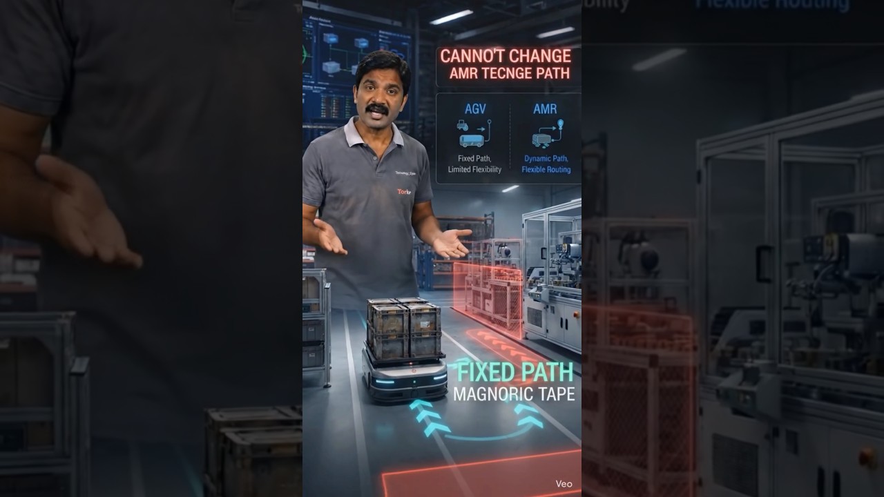 AGV vs AMR Explained: Navigating the Future of the Smart Factory