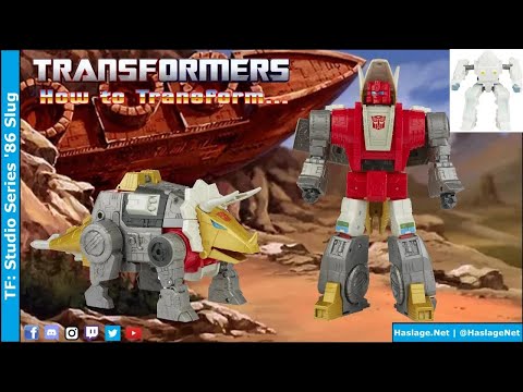 Transformers Studio Series The '86 Movie Leader Dinobot Slug w/ Daniel